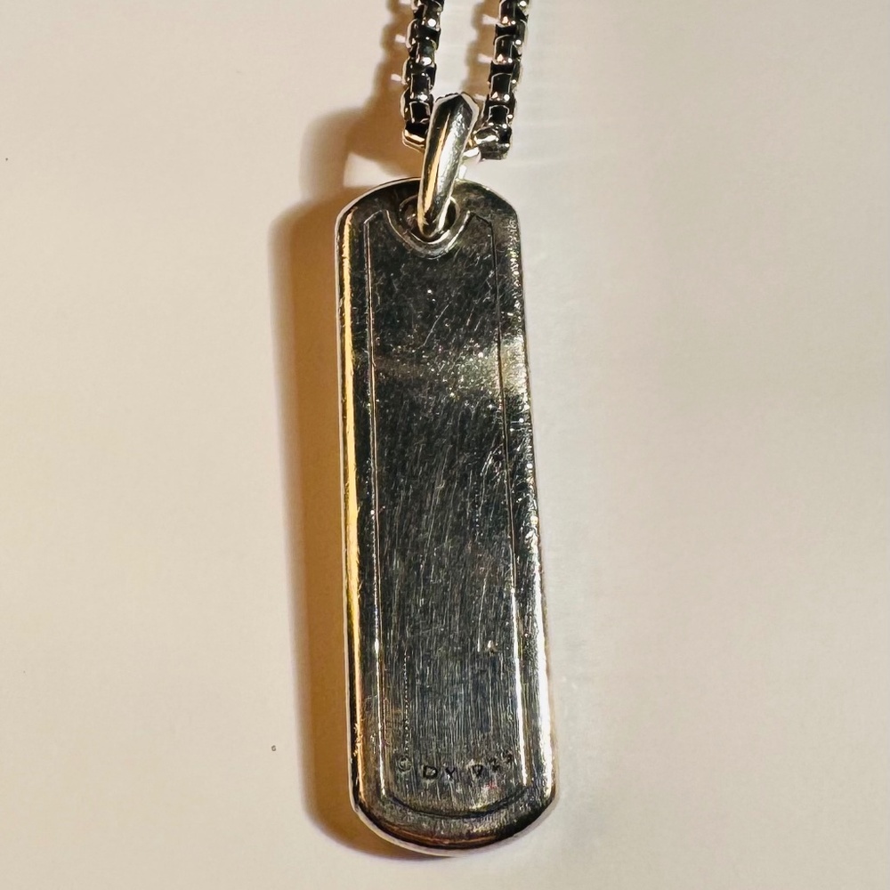 David Yurman Black Diamond Amulet Necklace - Picture 2 of 2